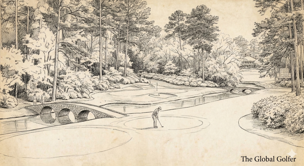 Golf sketch The Global Golfer