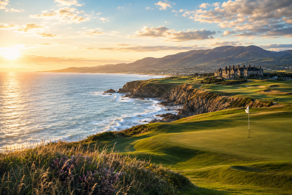 Golf Destinations – The Global Golfer’s World Guide International golf destination landscape without text, used for The Global Golfer world guide to premium courses, resorts and golf travel