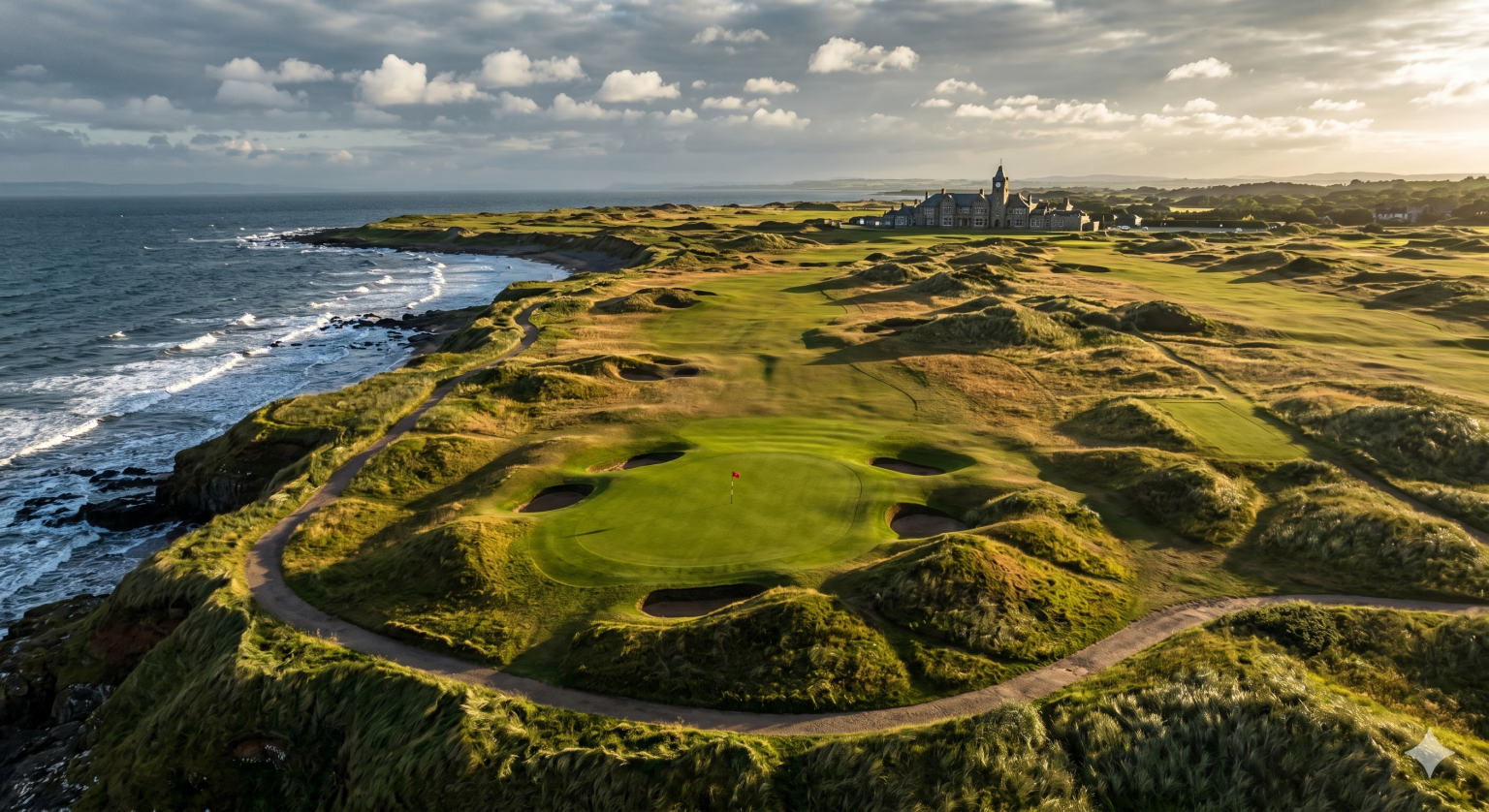 Royal Troon Golf Club on the Ayrshire coast in Scotland, host venue for The Open Championship
