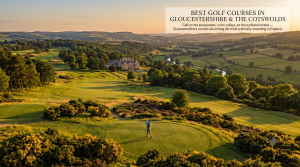 Rolling Gloucestershire and Cotswolds golf course landscape featured in The Global Golfer guide to the region's best courses
