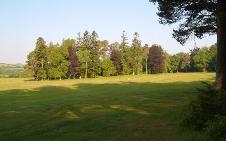 Bovey Castle golf course at North Bovey, Devon