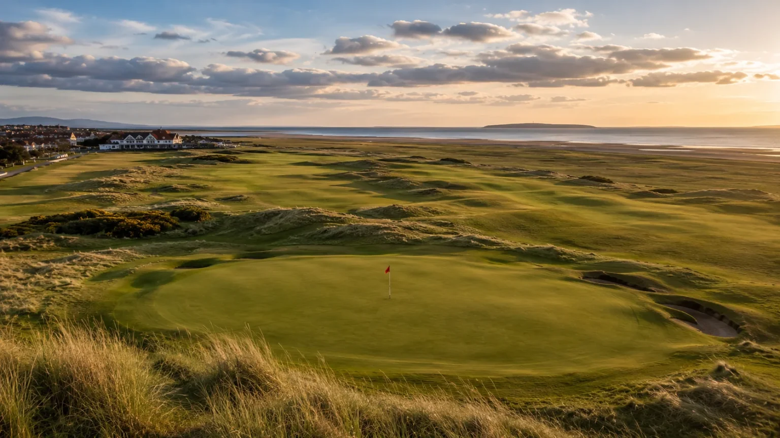 Royal Liverpool Golf Club at Hoylake on the Wirral Peninsula in England
