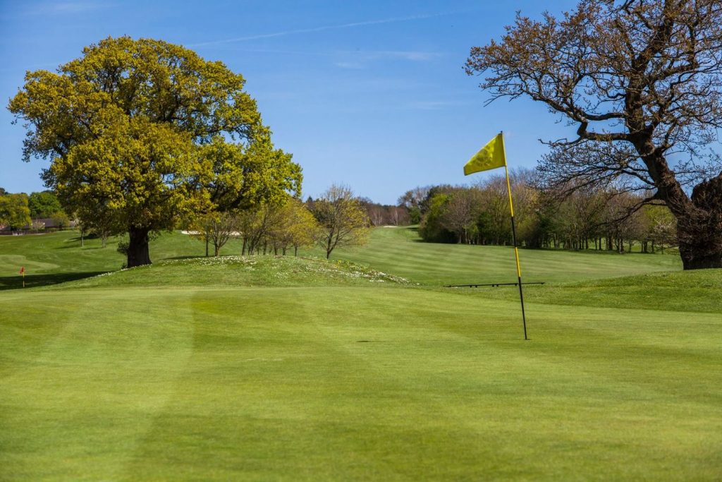 Historical Dudsbury Golf Club course in Ferndown, Dorset