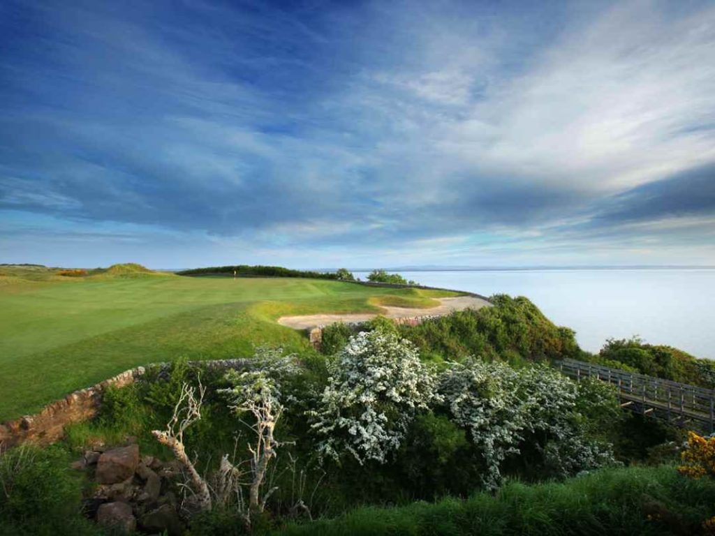 Kittocks Course at Fairmont St Andrews on the clifftop above the sea