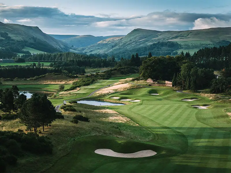Gleneagles golf in Perthshire