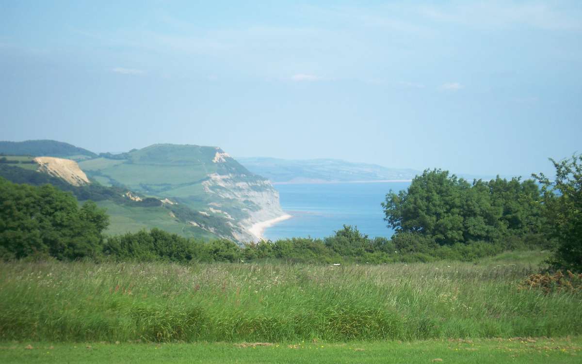 Lyme Regis Golf Club clifftop course overlooking the Jurassic Coast